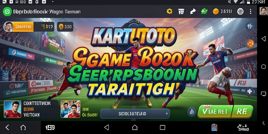 Screenshot gameplay KARTUTOTO yang menarik saat taruhan berlangsung.