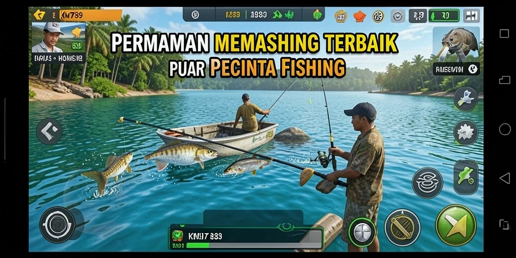 Tangkapan ikan terbesar dalam permainan KM789 dengan grafik yang memukau.