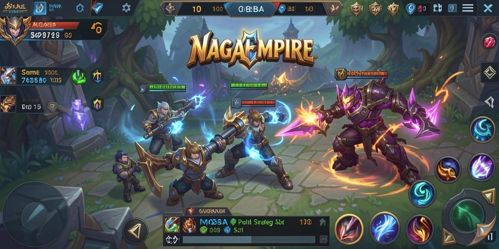 Tangkapan layar gameplay NAGAEMPIRE yang seru dan mendebarkan.