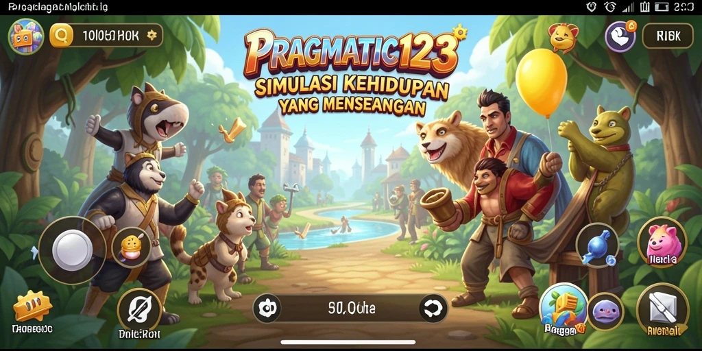 Screenshot gameplay PRAGMATIC123 dengan suasana simulasi yang menarik.