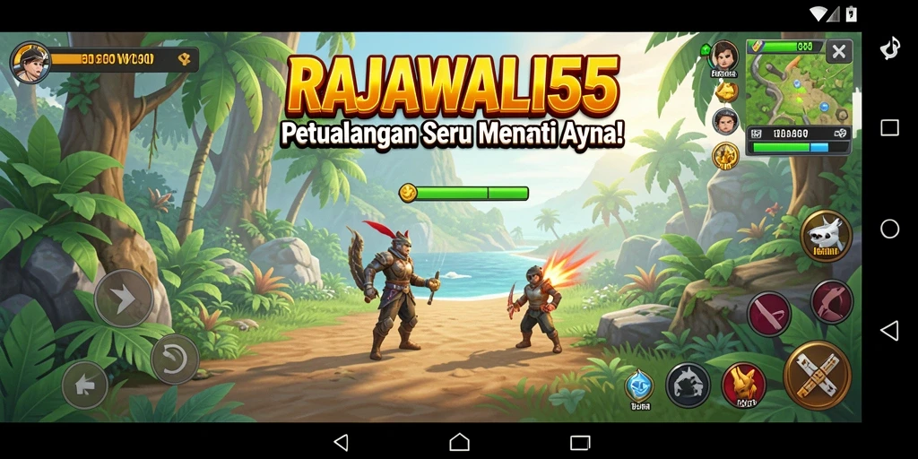 Tampilan gameplay menyeimbangkan antara petualangan seru dan eksplorasi mendalam.