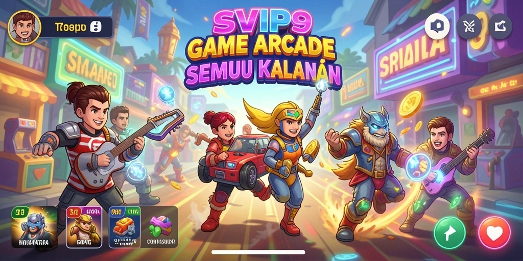 Tampilan gameplay seru dari SVIP9 dalam aksi Arcade.